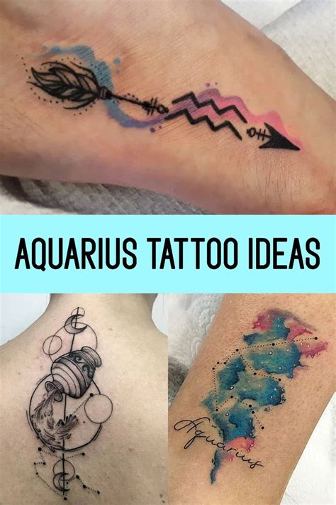 Creative Aquarius Tattoo Guide – Zodiac Symbols